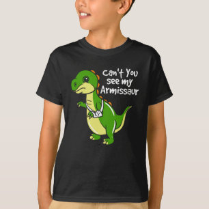 Dinosaur Fun Broken Arm Sympathie T-shirt