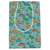 Dinosaur Fun Medium Cadeauzakje (Voorkant)