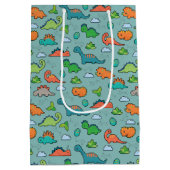 Dinosaur Fun Medium Cadeauzakje (Achterkant)