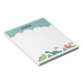 Dinosaur Fun notitieblok (Schuin)