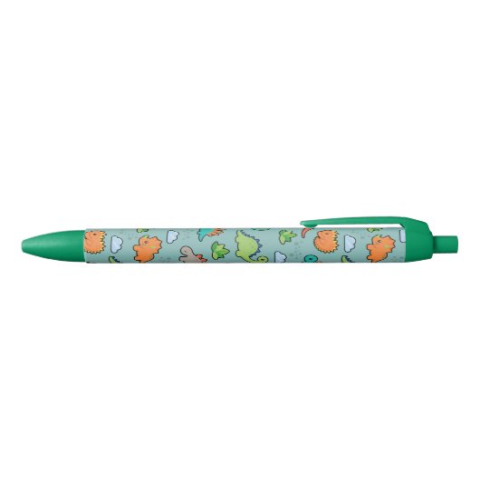 Dinosaur Fun pens Zwarte Inkt Pen (Bovenkant)