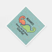 Dinosaur Fun Servet (Hoek)