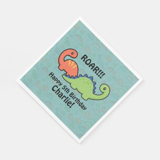 Dinosaur Fun Servet (Hoek)