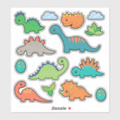 Dinosaur Fun Vinyl Sticker (Vel)
