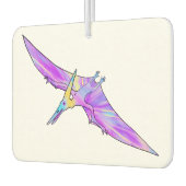 Dinosaur funky roze Jazzy pterodactyl voor meisjes Luchtverfrisser (Links)