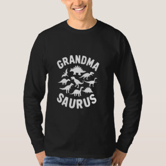 Dinosaur Funny Oma Saurus Moederfamilie T-shirt