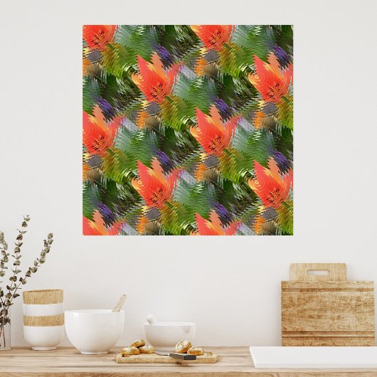 Dinosaur Garden..... Poster (Keuken)