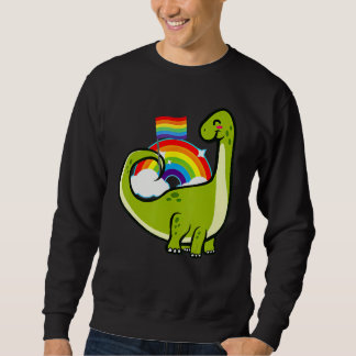 Dinosaur Gay Pride Rainbow Flag LGBT Lesbian Bisex Trui