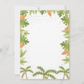 Dinosaur Gender Reopenbaart Uitnodiging (Achterkant)