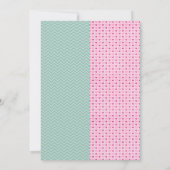 Dinosaur Gender Reveal Kaart (Achterkant)