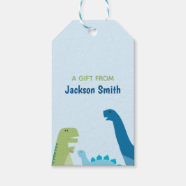 Dinosaur Gepersonaliseerd Cadeaulabel