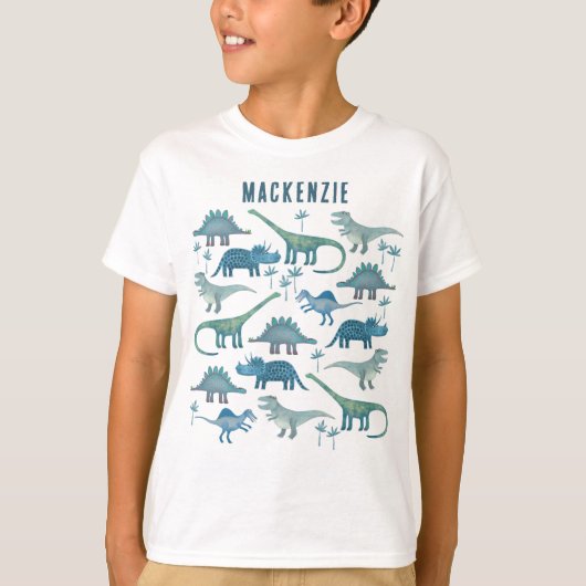 Dinosaur Gepersonaliseerd T-shirt (Voorkant)