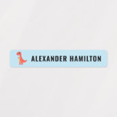 Dinosaur Gepersonaliseerde Kinder benaming School  Labels (Design 1)