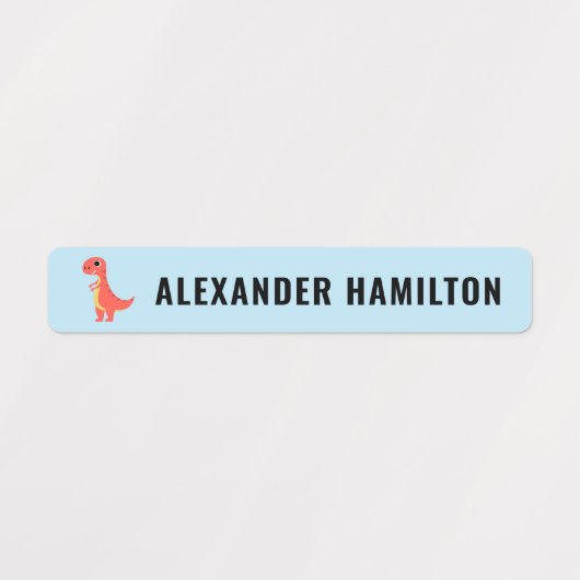 Dinosaur Gepersonaliseerde Kinder benaming School  Labels (Design 1)