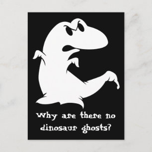 Dinosaur Ghost Briefkaart