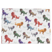 Dinosaur Gift Bag Groot Cadeauzakje (Achterkant)