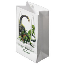Dinosaur Gift Bag Klein Cadeauzakje