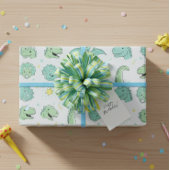 Dinosaur Gift Wrap Dino-Party Pastel Cadeaupapier