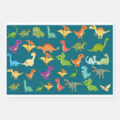 Dinosaur Gift Wrapping Paper (Voorkant)
