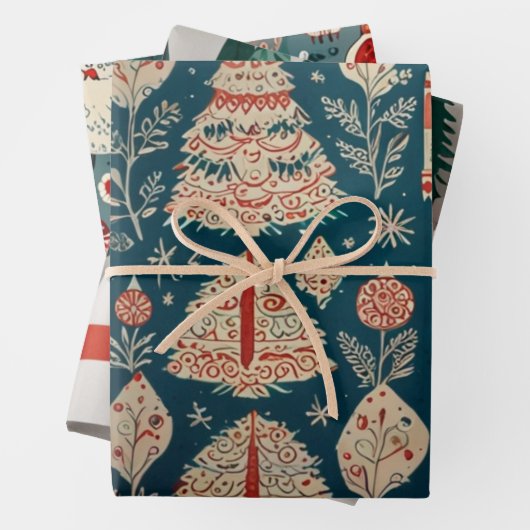 Dinosaur Gift Wrapping Paper (In situ)