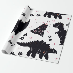 Dinosaur Gift Wrapping Paper Cadeaupapier