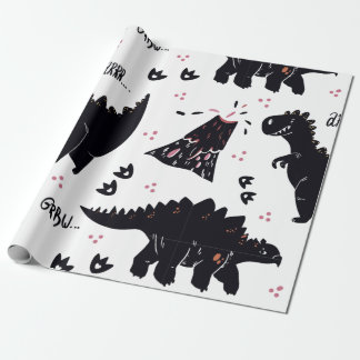 Dinosaur Gift Wrapping Paper Cadeaupapier