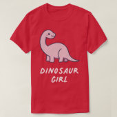 Dinosaur Girl Kawaii Lover Pastel Gothic esthetisc T-shirt (Design voorkant)