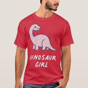 Dinosaur Girl Kawaii Lover Pastel Gothic esthetisc T-shirt