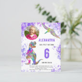 Dinosaur Girls Birthday Party Foto (Staand voorkant)