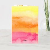 Dinosaur Girl's Name & Age Cute Birthday Kaart (Achterkant)