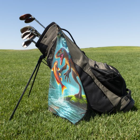 Dinosaur Golfhanddoek (Groen)