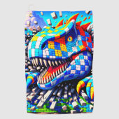 Dinosaur Golfhanddoek (Voorkant)