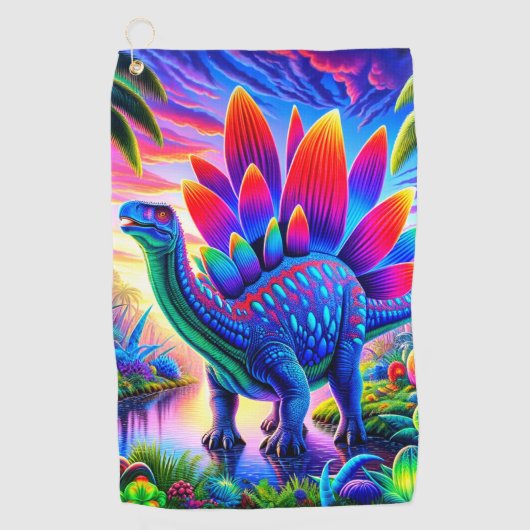 Dinosaur Golfhanddoek (Voorkant)
