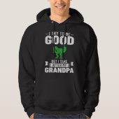 Dinosaur Grandpa Saurus Grandpasaurus Hoodie (Voorkant)