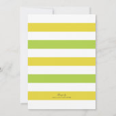 Dinosaur Green Fun Cute Simple Kinder 1th Birthday Kaart (Achterkant)