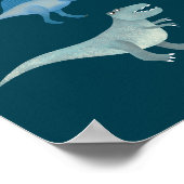 Dinosaur Green Personalized Poster (Hoek)