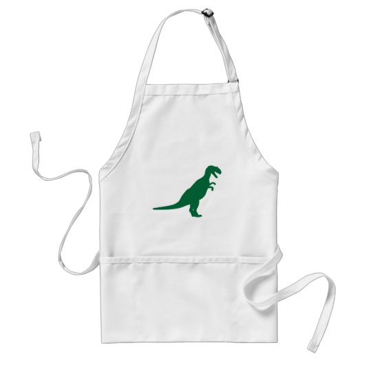 Dinosaur Green Standaard Schort (Voorkant)