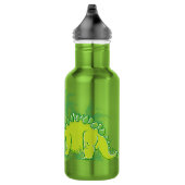 Dinosaur green Stegosaurus jongens noemen drink fl Waterfles (Rechts)
