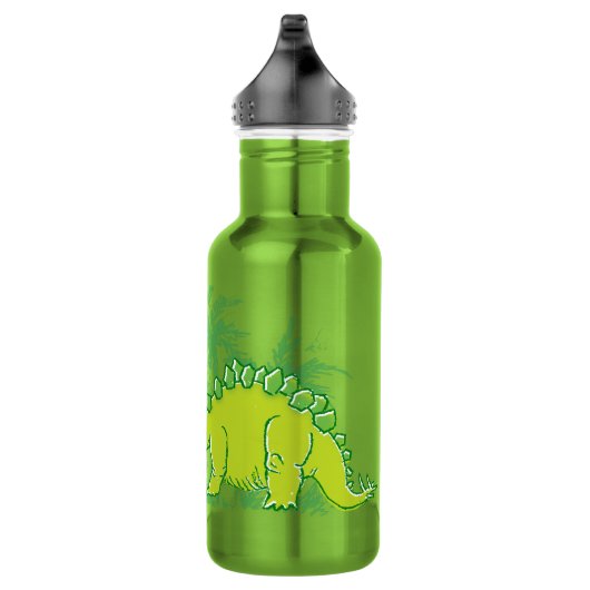 Dinosaur green Stegosaurus jongens noemen drink fl Waterfles (Rechts)