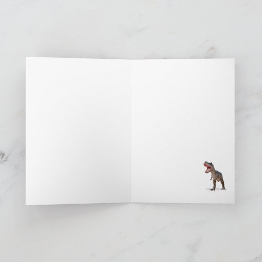 Dinosaur groot kaart (Binnen)
