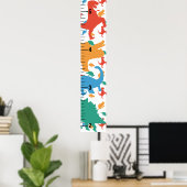 Dinosaur Growth Chart Poster (Thuiskantoor)