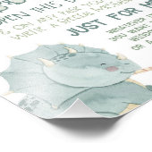 Dinosaur Guest Book Party Sign Foto Afdruk (Hoek)