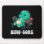 Dinosaur Gym Workout Fitness Lifting Weights Cute  Muismat<br><div class="desc">Dinosaur Gym Workout Fitness Lifting Weights Cute Dino Sore 1</div>