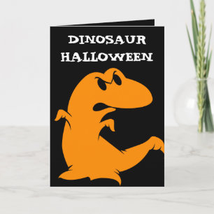 Dinosaur Halloween Kaart