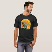 Dinosaur Halloween Mummy Saurus Rex Quote Pumpkin T-shirt (Voorkant volledig)