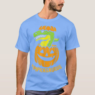 Dinosaur Halloween Pumpkasaurus Funny Kinder Boy P T-shirt