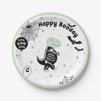 Dinosaur Halloween thema Party Decor Papieren Bordje