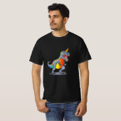 Dinosaur Halloween Unicorn Costume T-shirt (Voorkant volledig)