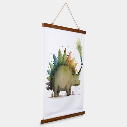 Dinosaur Hangend Wandkleed (Gebogen)