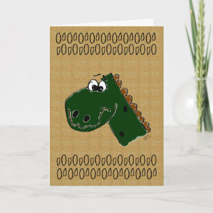 Dinosaur Happy Birthday Kaart
